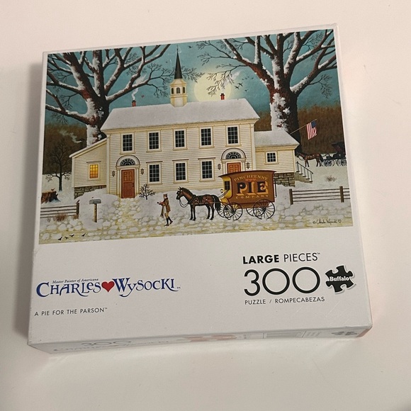 π§© Charles Wysocki - "A Pie for the Parson" Jigsaw Puzzle π₯§π‘ - Picture 1 of 2